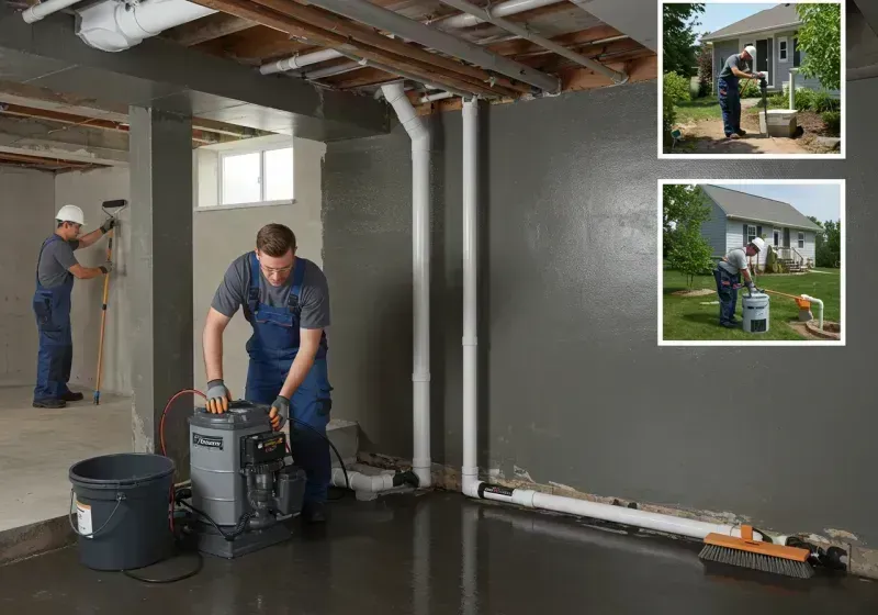 Basement Waterproofing and Flood Prevention process in Statham, GA